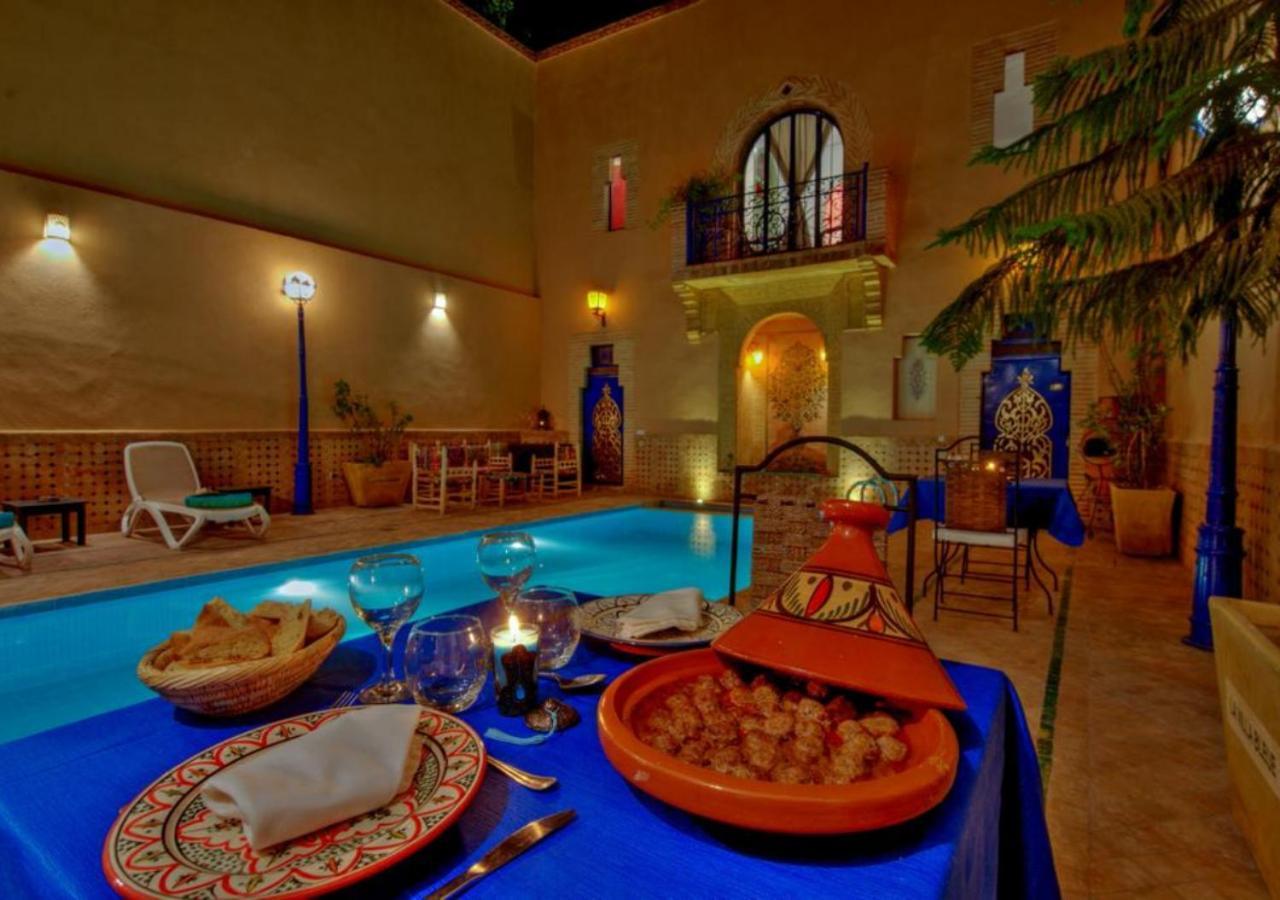 Riad La Villa Bleue & Spa Marrakesh Exteriör bild