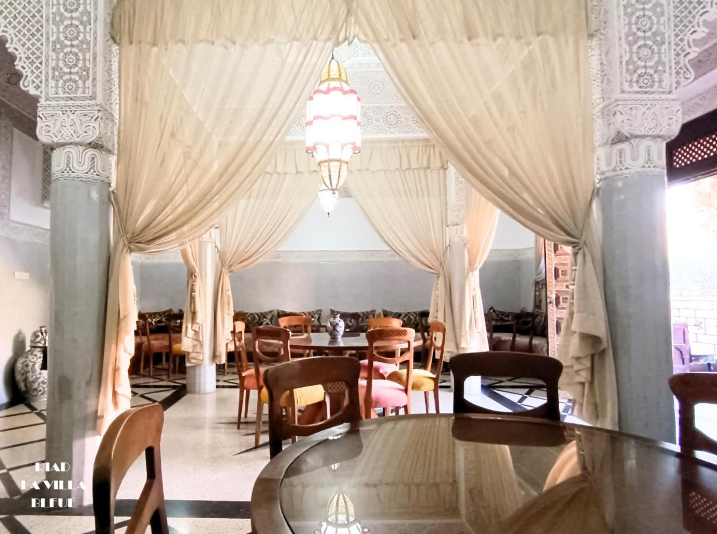 Riad La Villa Bleue & Spa Marrakesh Exteriör bild